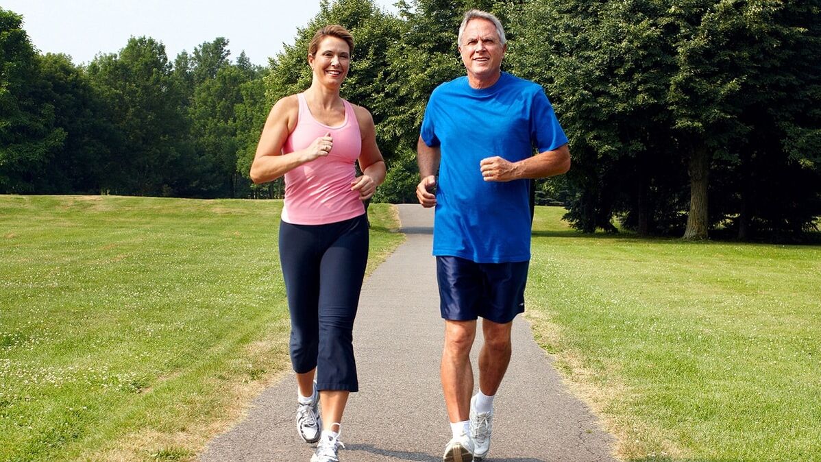 Jogging aire freskoan artikulazioetako minak saihesteko
